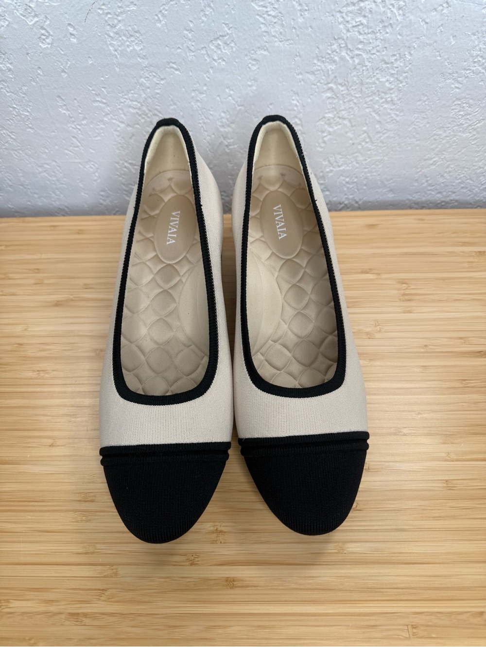 VIVAIA Julie Arch Pro Chunky Heel Ivory/colorblock  Size 42